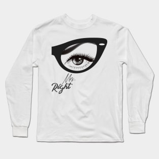 Mrs. Right Long Sleeve T-Shirt